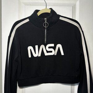 NASA cropped sweater XS